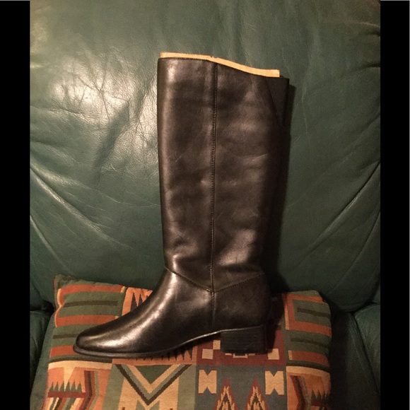 croft & barrow Shoes - 👢 KNEE HI BOOTS LEATHER BLACK Croft Barrow  SZ  6 VNPLC