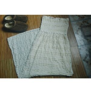 ⚘3 for $12⚘ Tan Lace Maxi dress