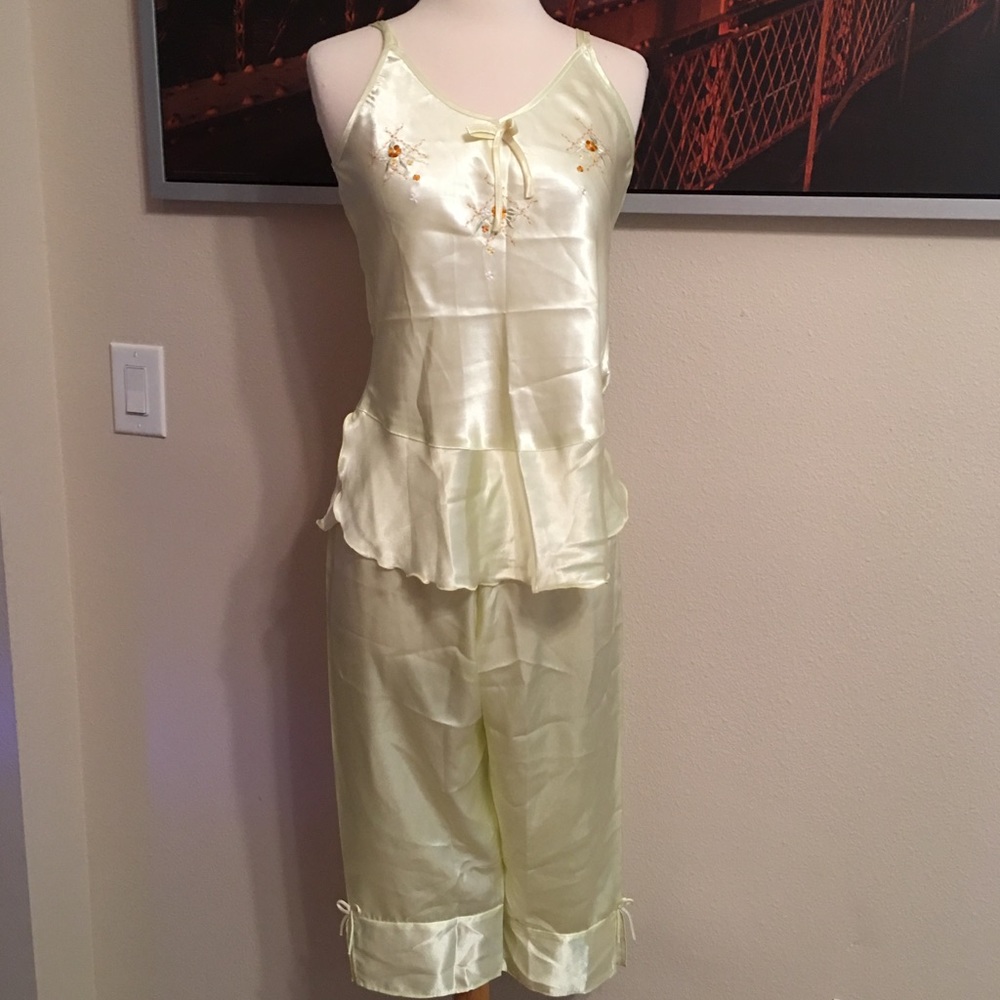 Silky pajama set