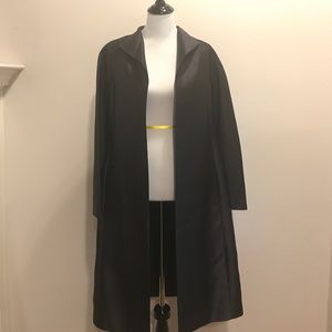 100% Silk open coat