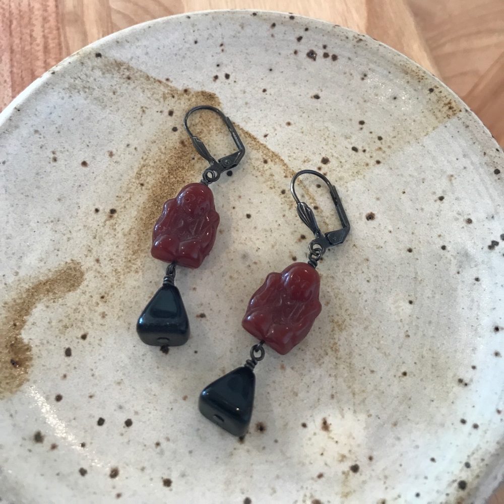 Buddha Drop Earrings