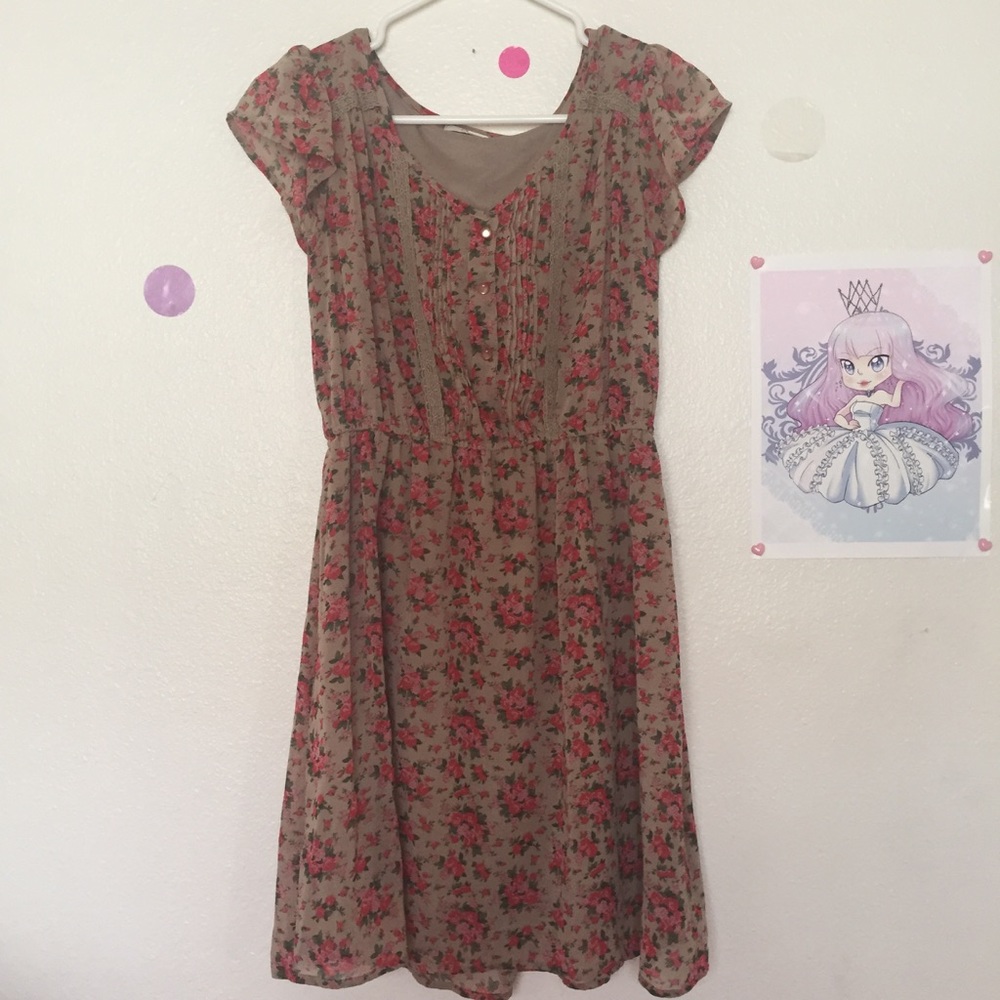 Forever 21 Floral Swing Dress