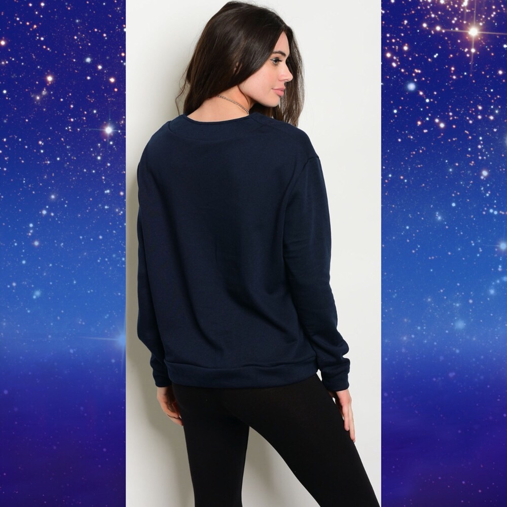 🎉HP🎉Long Sleeve LaceUp Sweatshirt - Picture 4 of 6