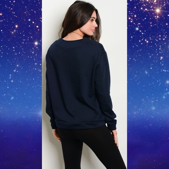 🎉HP🎉Long Sleeve LaceUp Sweatshirt - Picture 4 of 6