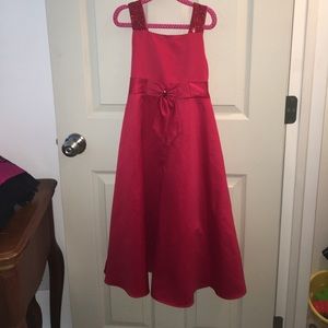 Girls red dress