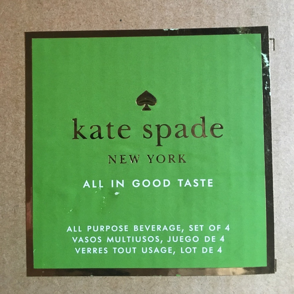 Kate spade all purpose beverage set - Picture 2 of 5