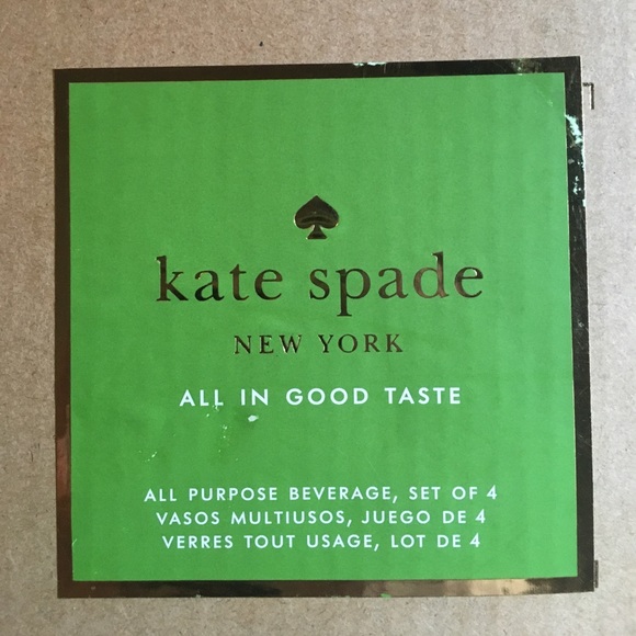 Kate spade all purpose beverage set - Picture 2 of 5