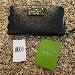 Kate spade black wallet