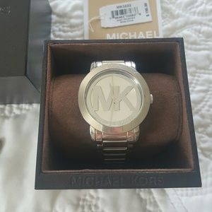 Authentic Michael Kors stainless steel watch