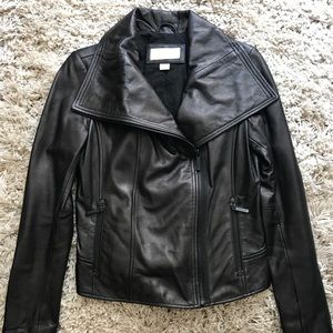 Michael Kors Black Leather Jacket