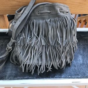 Patricia. Nash cross body suede fringe bag
