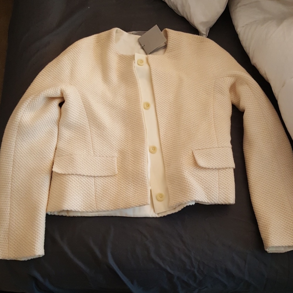 Reed Krakoff ivory wool blazer