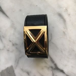 BCBG Generation Cuff Leather Bracelet