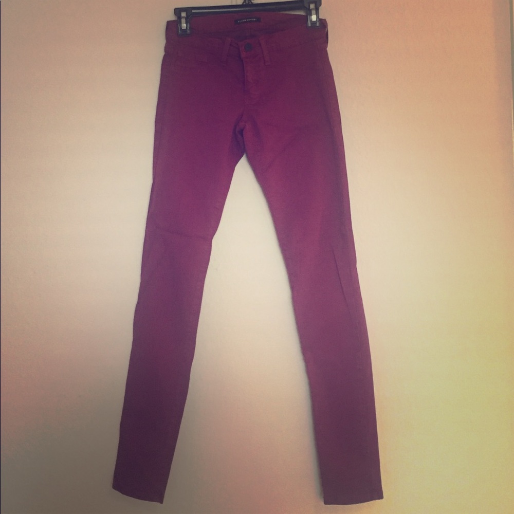 Maroon Flying Monkey Jeans