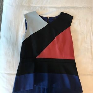 BCBG MAXAZARIA fitted peplum top