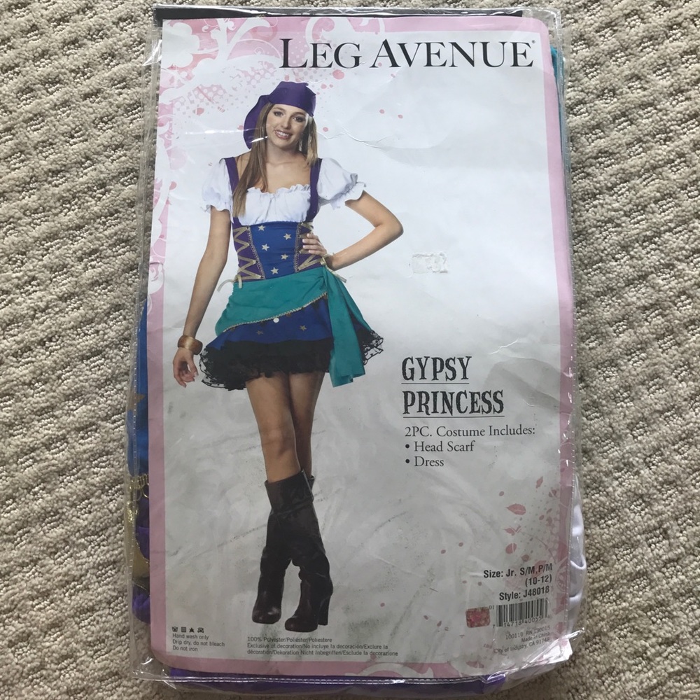 Leg Avenue Gypsy Princess Costume Size S/M