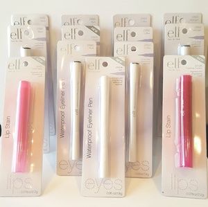 Lot of 13 E.L.F. Eyeliners and Lip Stains
