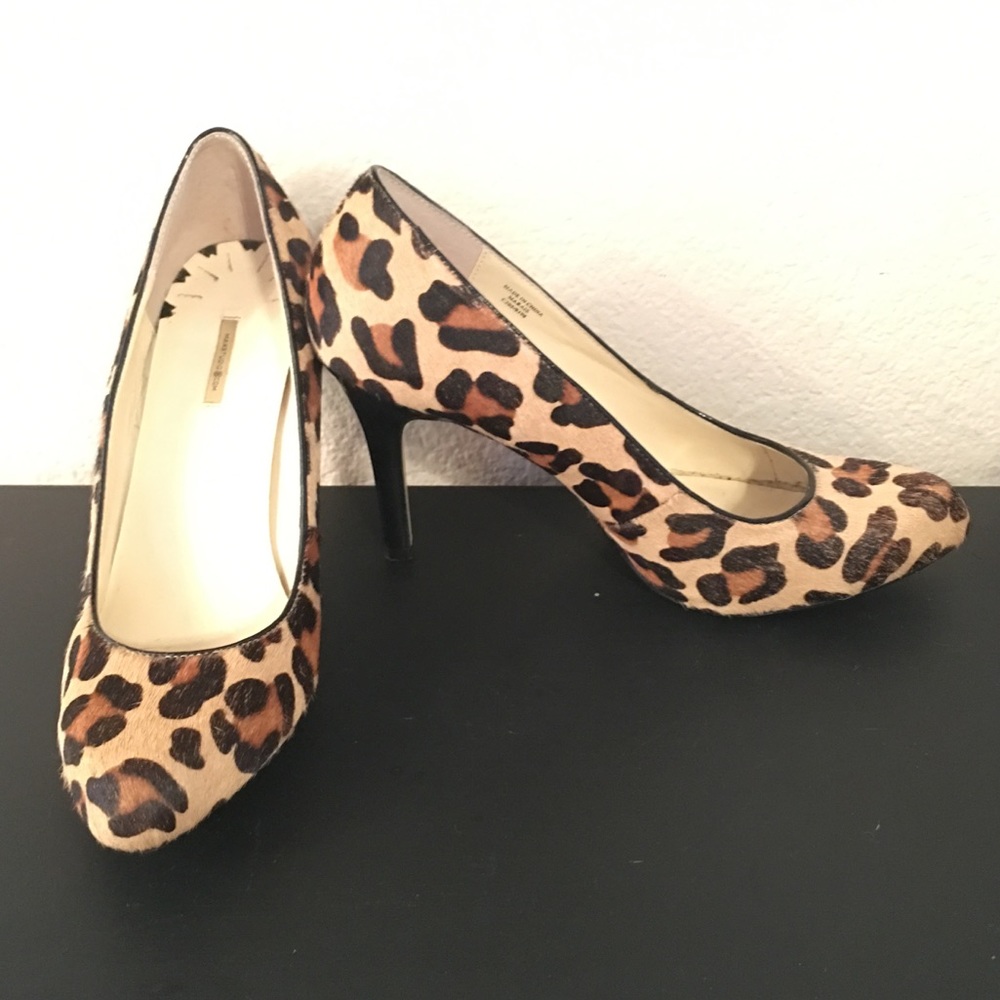 Max Studio Leopard Heels