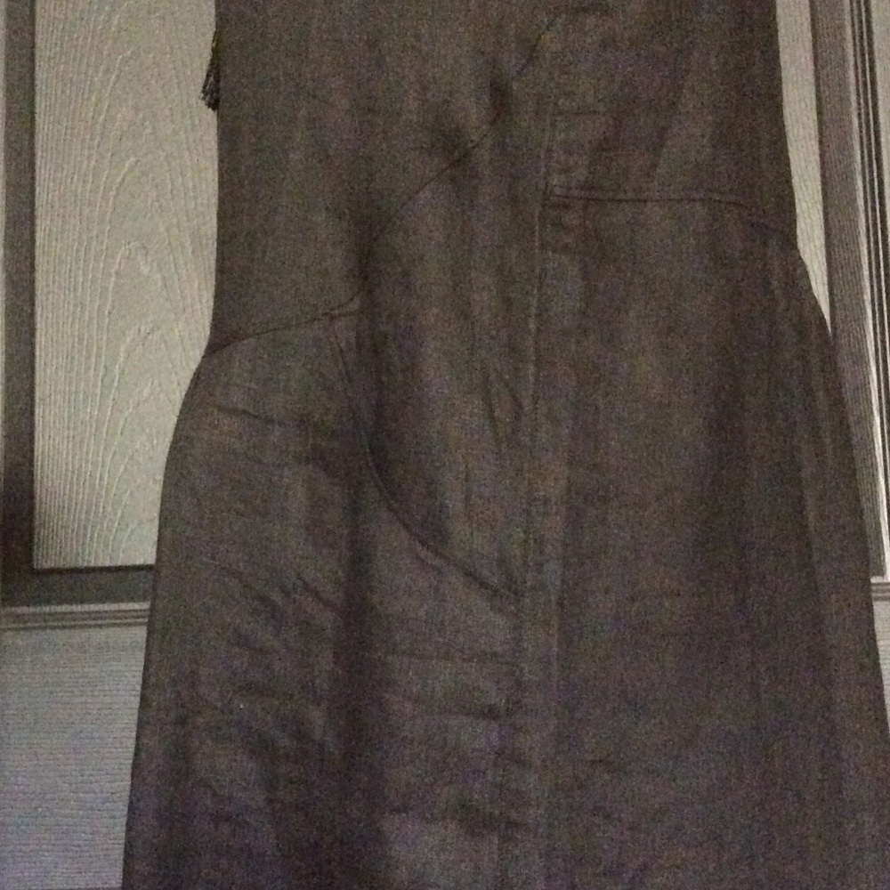 👠👠👠Black Linen Dress - Picture 6 of 7
