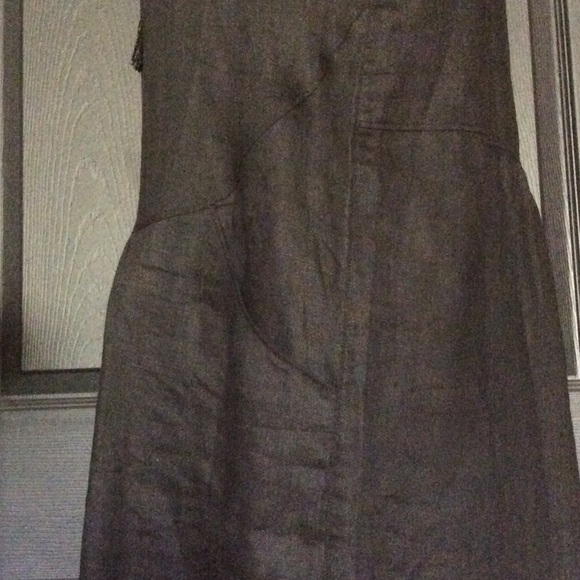 👠👠👠Black Linen Dress - Picture 6 of 7