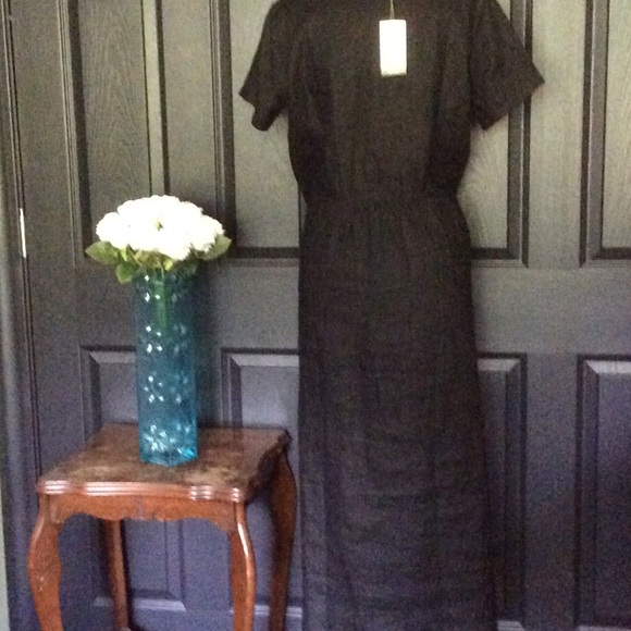 👠👠👠Black Linen Dress - Picture 5 of 7