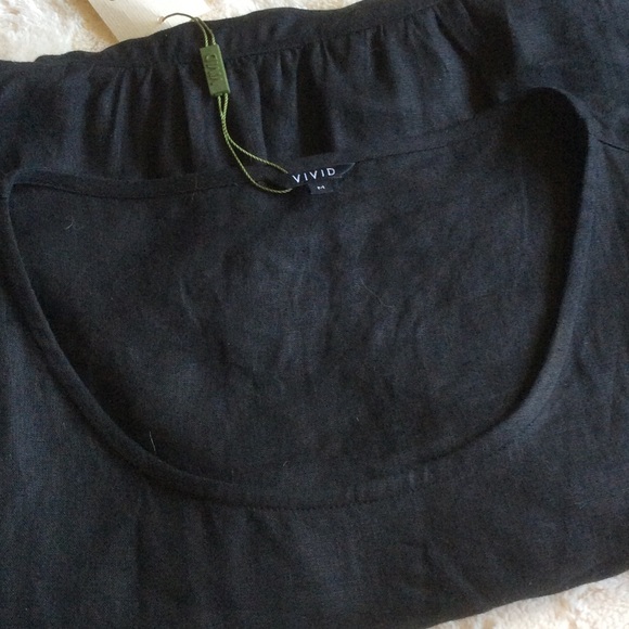 👠👠👠Black Linen Dress - Picture 7 of 7