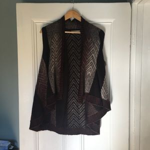 Anthropologie Sleeping on Snow Open Front Sweater