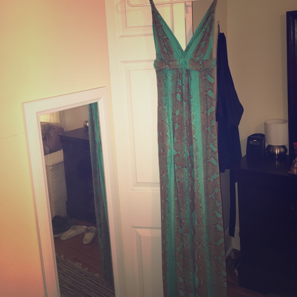 Beautiful snakeskin maxidress