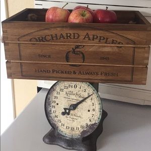 Orchard Apples Wooden Produce Crate
