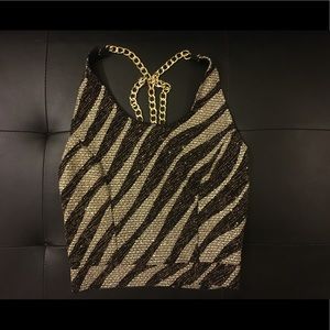 💥FLASH SALE💥 Sexy Black & Gold Glitter Top 🖤