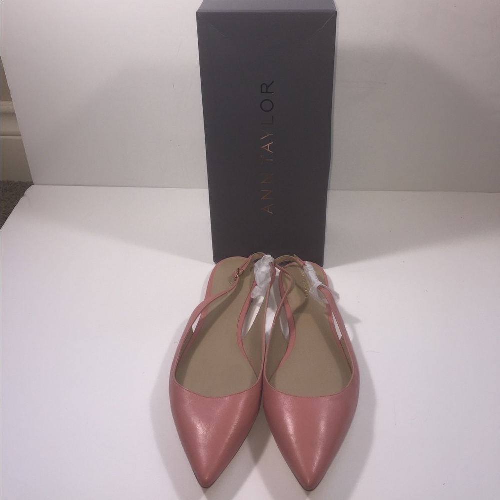 Marcy Slingback Leather Flat