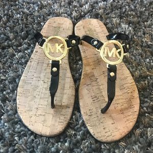 Michael Kors jelly cork sandals