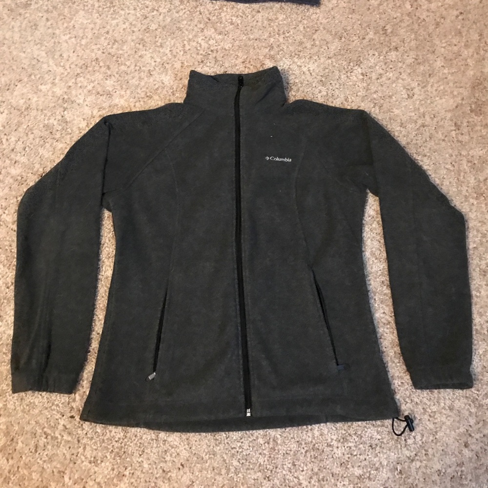 Columbia fleece zip up jacket
