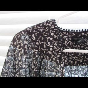 black and white kimono