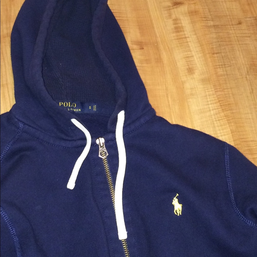 Polo Ralph Lauren zip up hoodie ( size small )