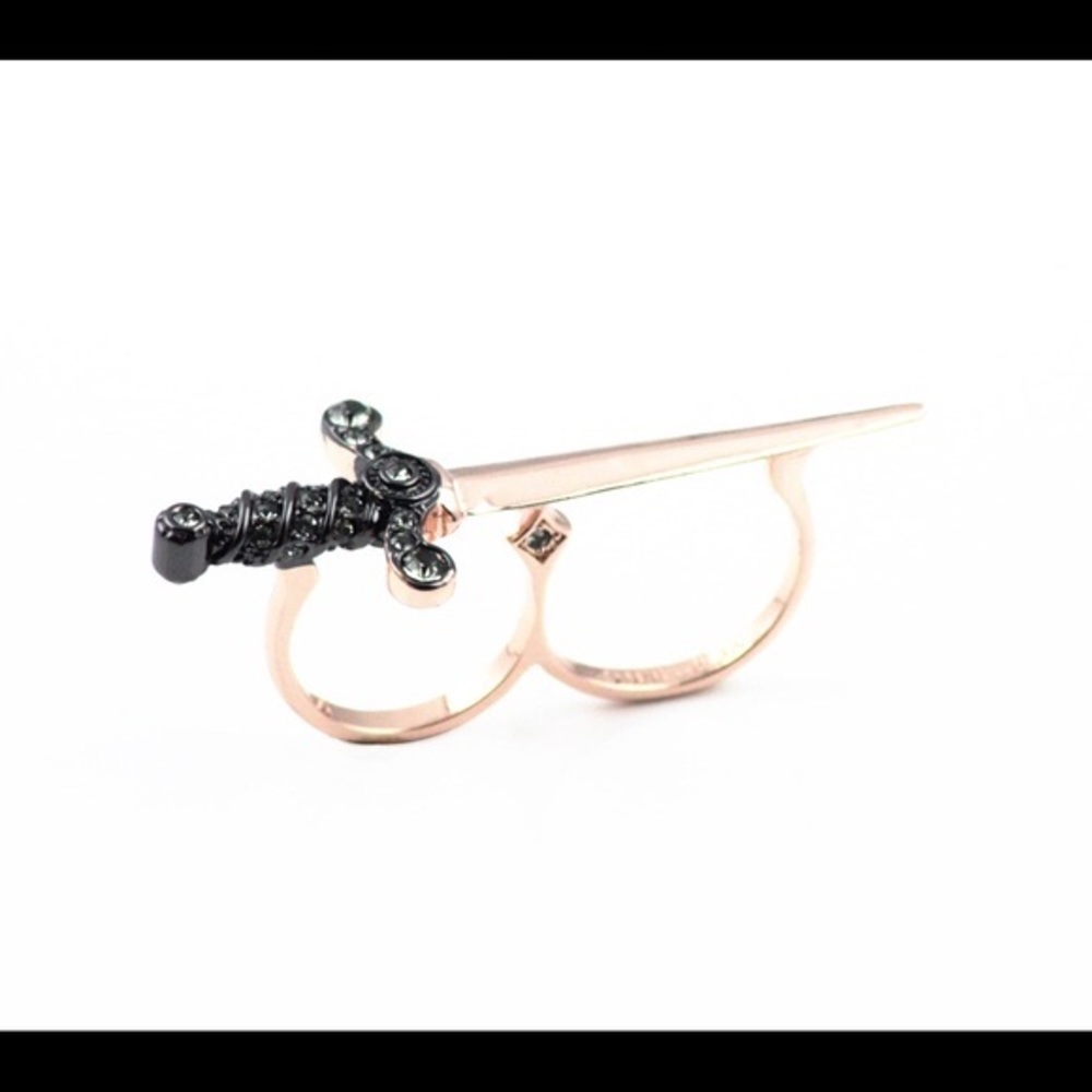 Wildfox NWT 14k RARE!! Rose Gold Sword Ring