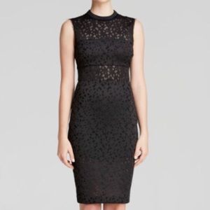 Elizabeth and James Levine laser-cut scuba dress