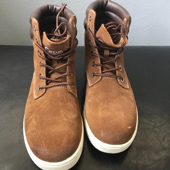Sneaker Jamie Circus Sam Edelman Brown high cut - Picture 4 of 6