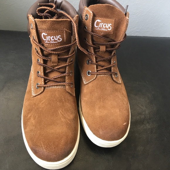 Sneaker Jamie Circus Sam Edelman Brown high cut - Picture 5 of 6