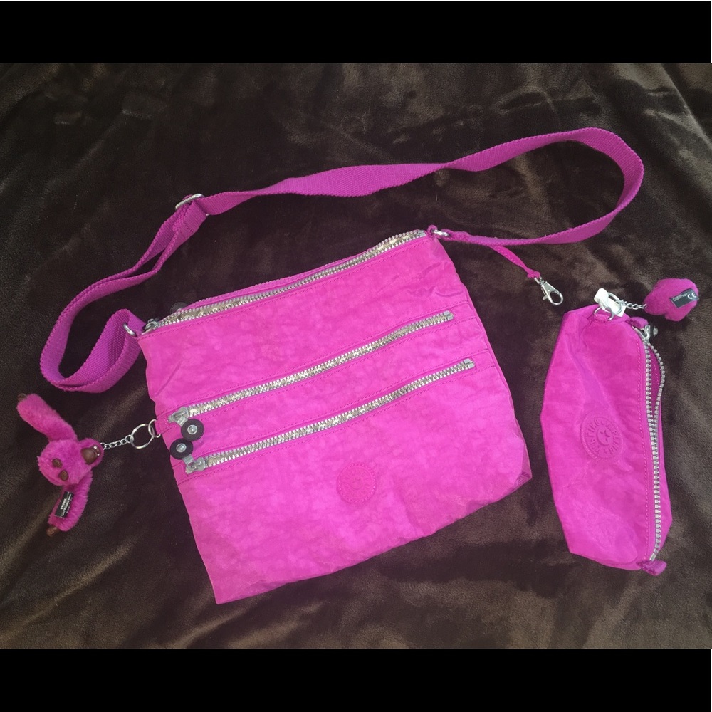 Kipling cross body w cosmetic case