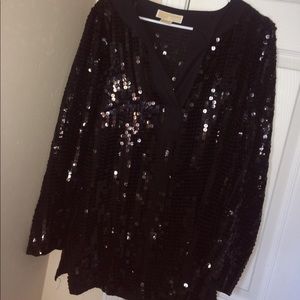 Michael Kors Sequin Top (Women's)