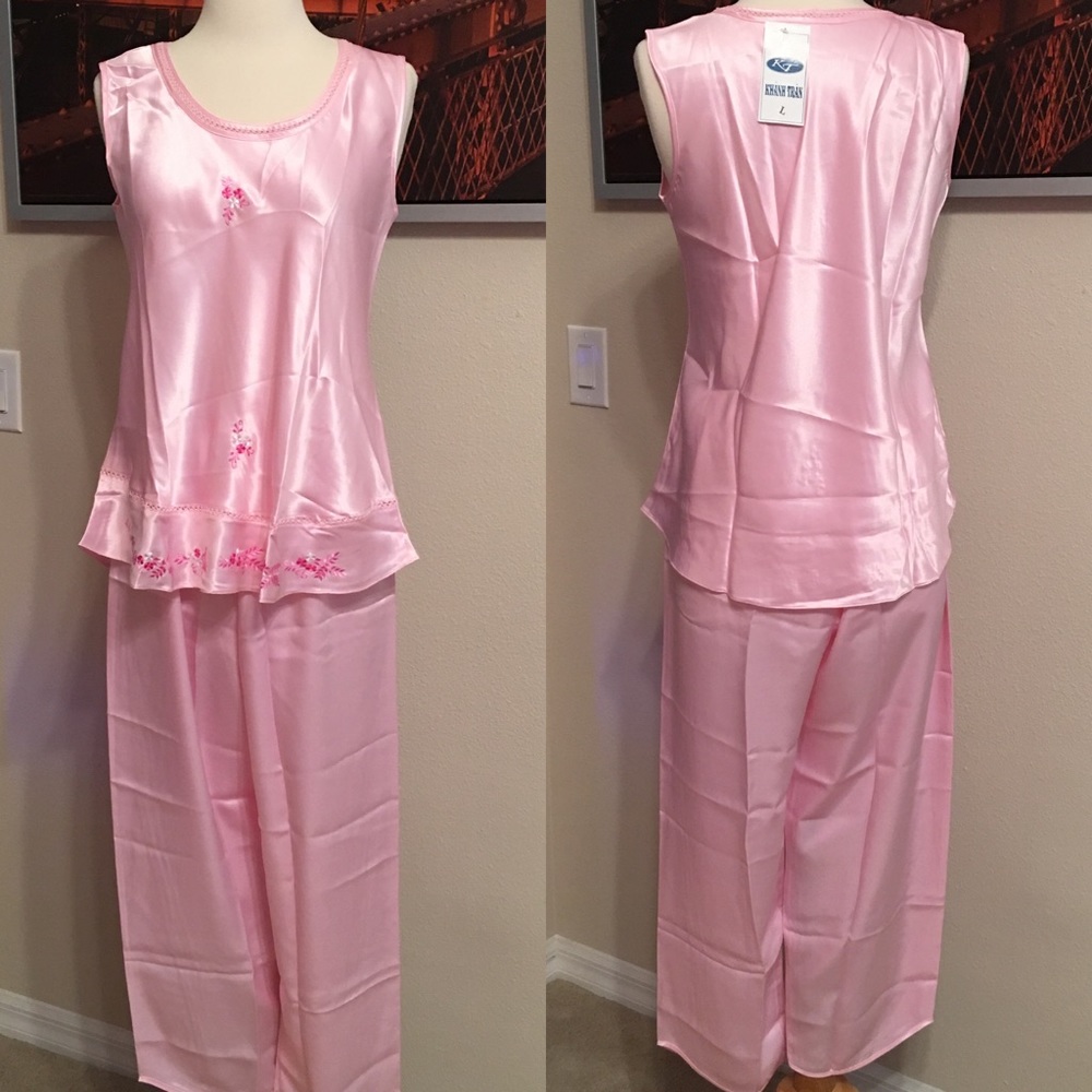 Silky pajama set