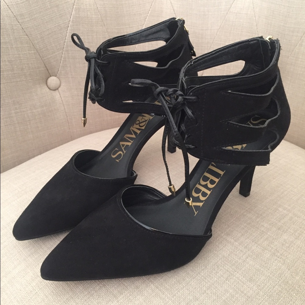 NWOT Sam & Libby Black Heels
