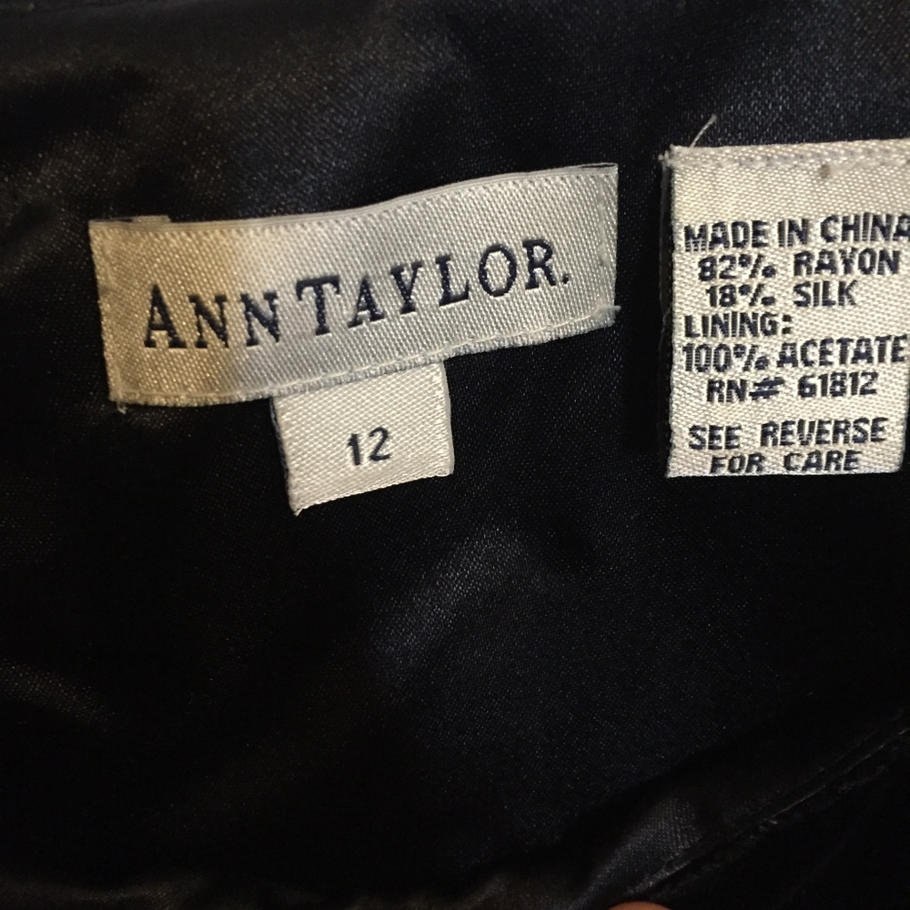 Black Velvet Mini Dress, Rayon/ Silk Velvet - Picture 2 of 5