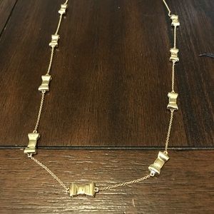 Kate Spade Gold Necklace with Bows
