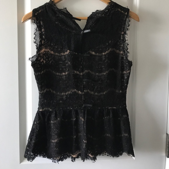 Lace peplum top - Picture 2 of 5