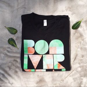 Bon Iver American Apparel Concert t-shirt