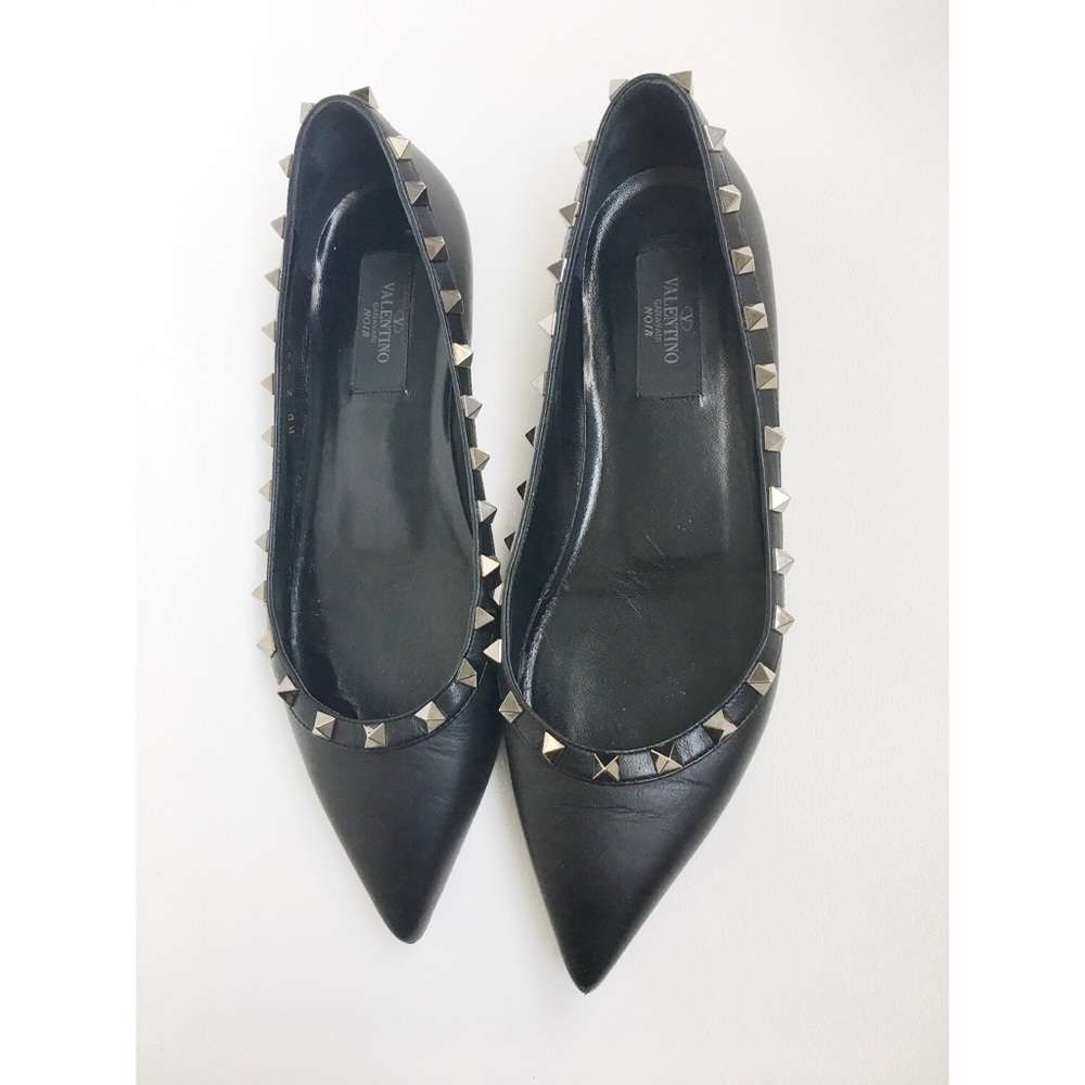 Valentino Rockstud Noir Flat - Picture 4 of 8
