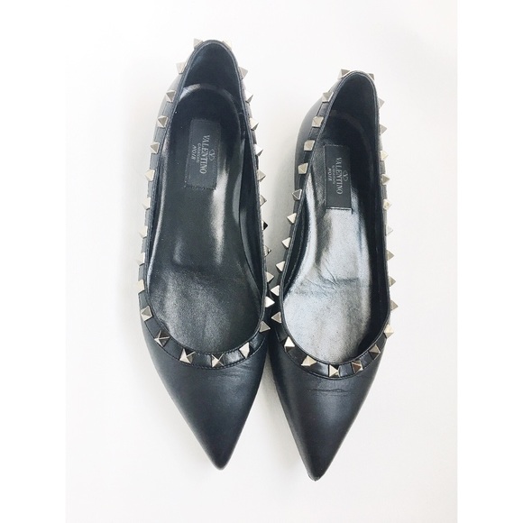 Valentino Rockstud Noir Flat - Picture 3 of 8