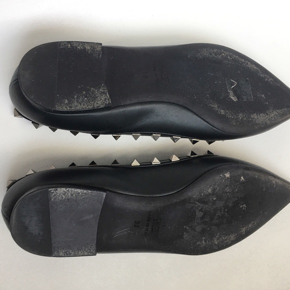 Valentino Rockstud Noir Flat - Picture 7 of 8